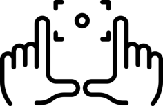 Hands And Scope Laser Cut Svg File, Free Vectors File